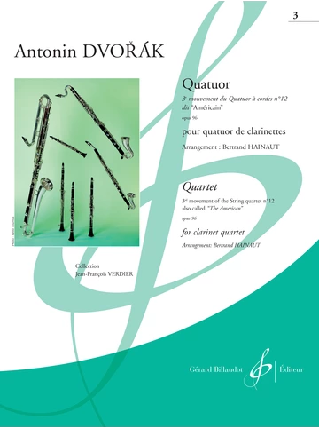 Quator. 3e mouvement du Quatuor à corde n°12, dit &amp;quot;Américain&amp;quot;, op.96 Visual